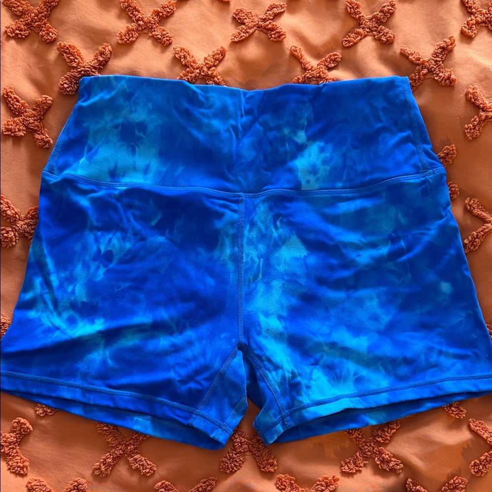 Vibrant Blue Women's Athletic Shorts